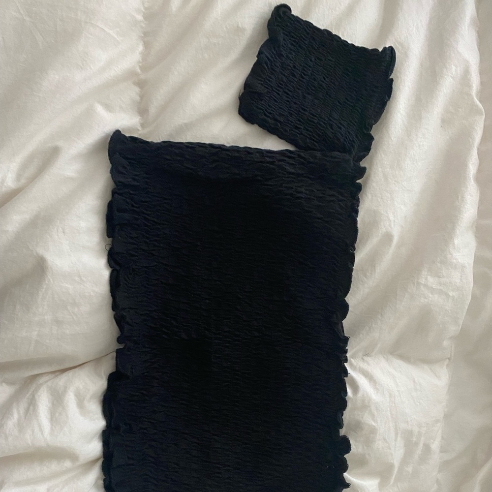 ZARA cropped off the shoulder top